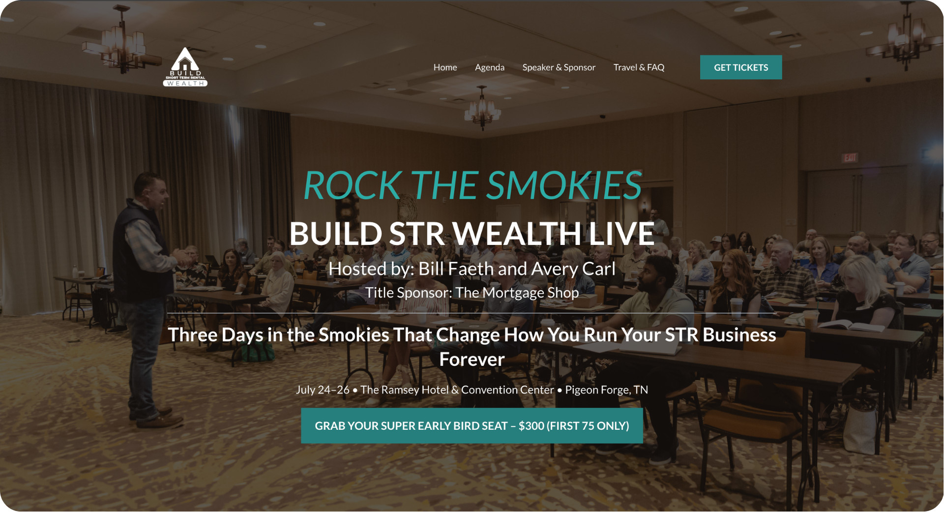 Rock the Smokies Build STR Wealth